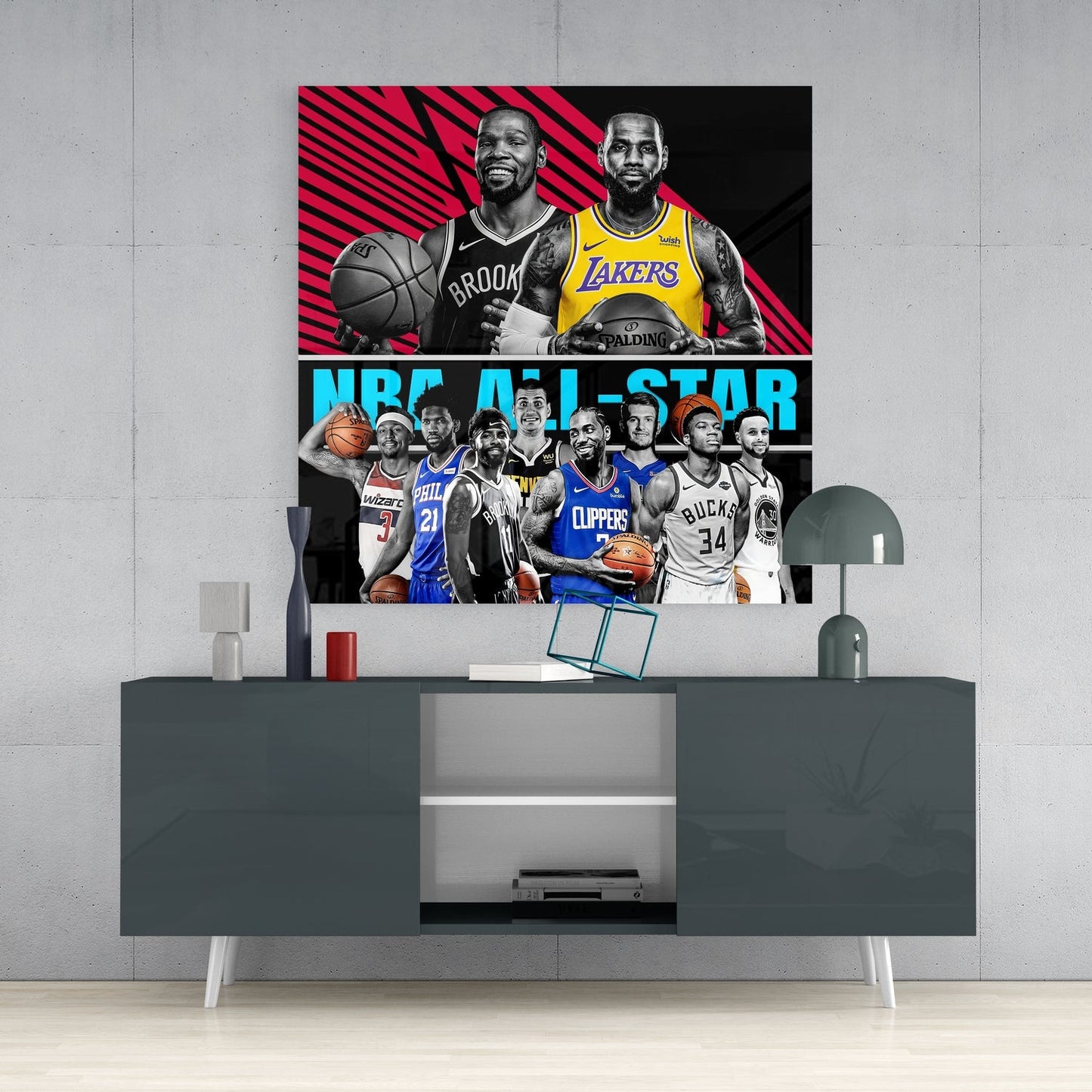 Nba All Star Cam Tablo || Tasarımcı Koleksiyonu