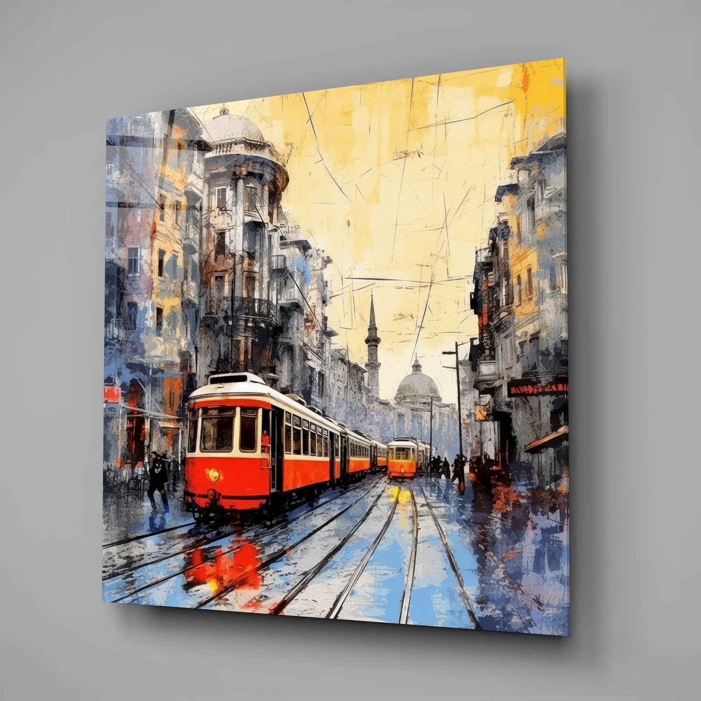 İstiklal Caddesi Cam Tablo || Tasarımcı Koleksiyonu