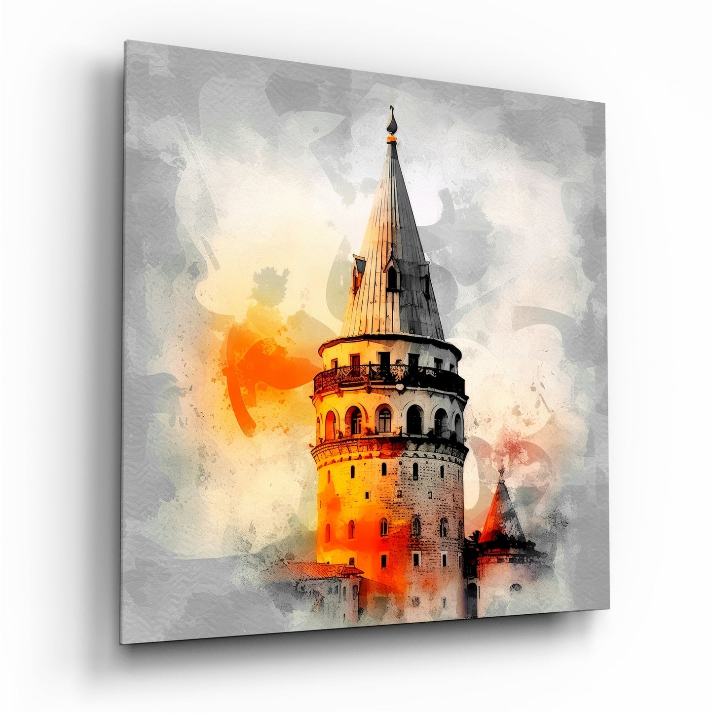 Galata Kulesi Cam Tablo || Tasarımcı Koleksiyonu