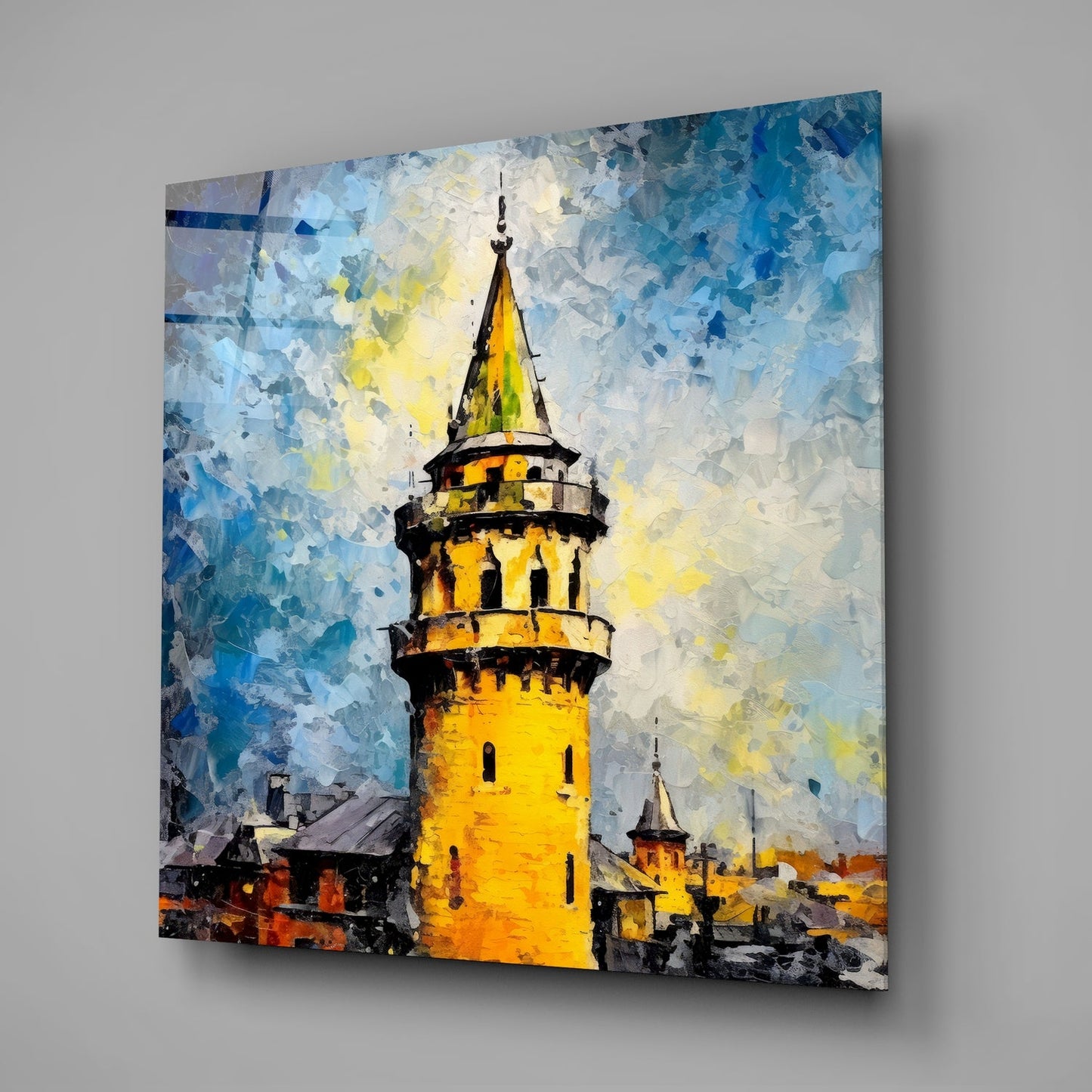 Galata Kulesi Cam Tablo || Tasarımcı Koleksiyonu