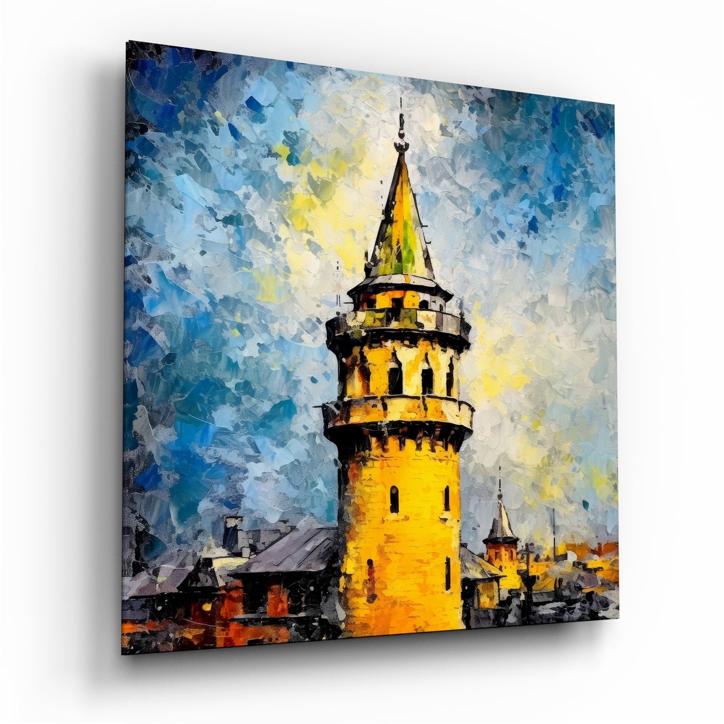Galata Kulesi Cam Tablo || Tasarımcı Koleksiyonu