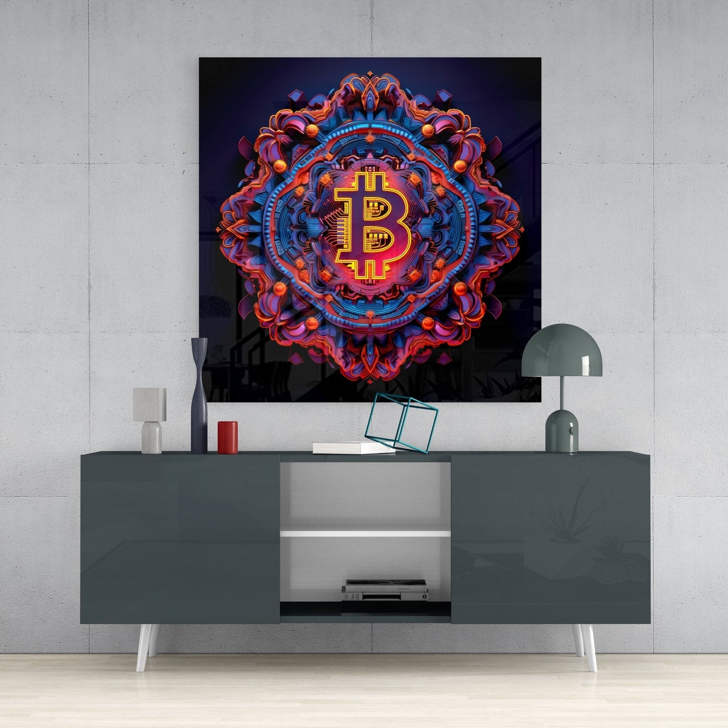 Bitcoin Cam Tablo || Tasarımcı Koleksiyonu