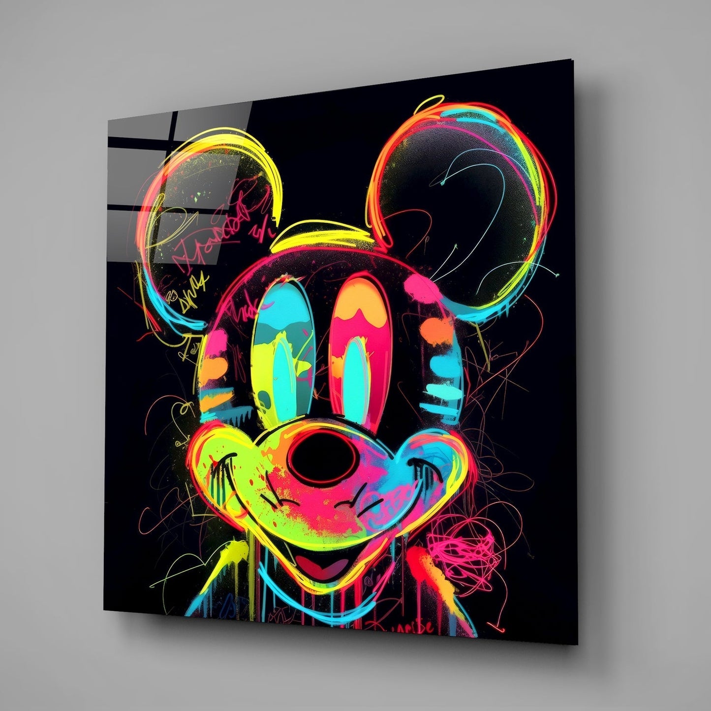 Neon Mickey Cam Tablo