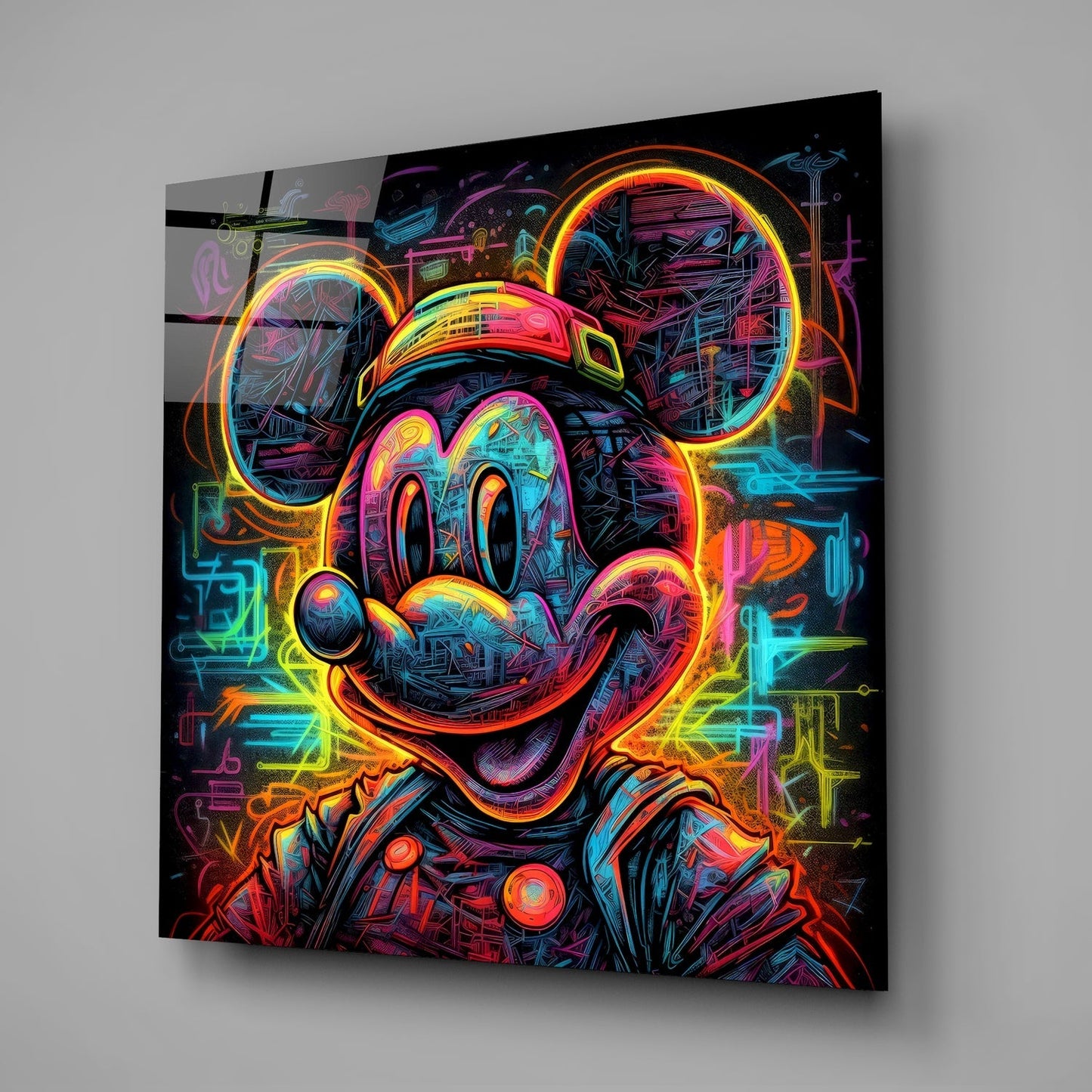 Neon Mickey Cam Tablo