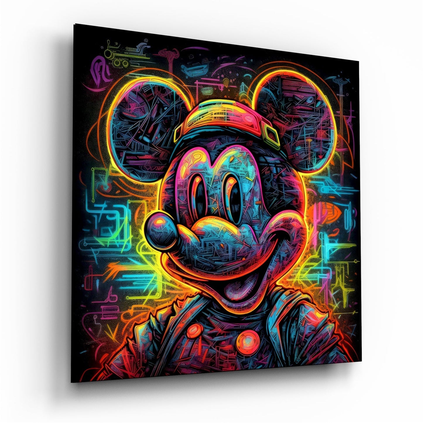 Neon Mickey Cam Tablo