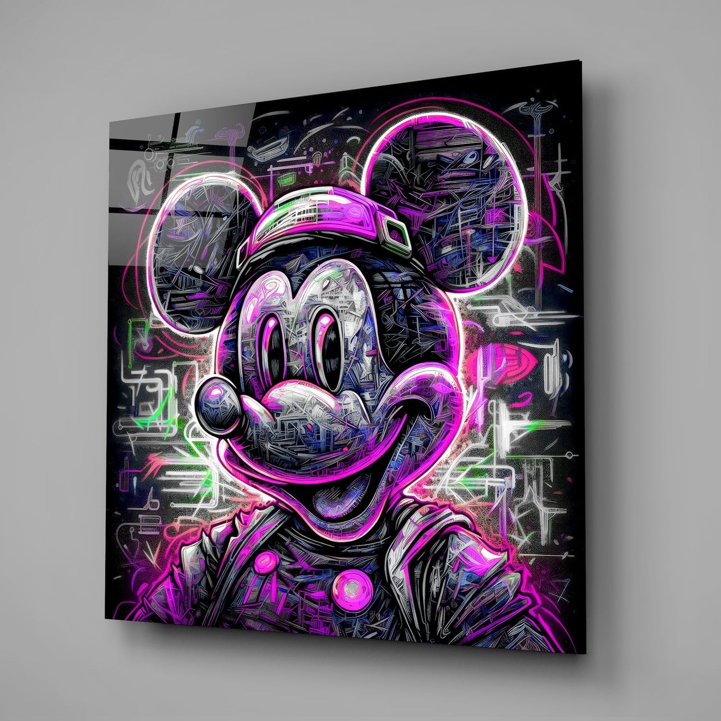 Neon Mickey Cam Tablo