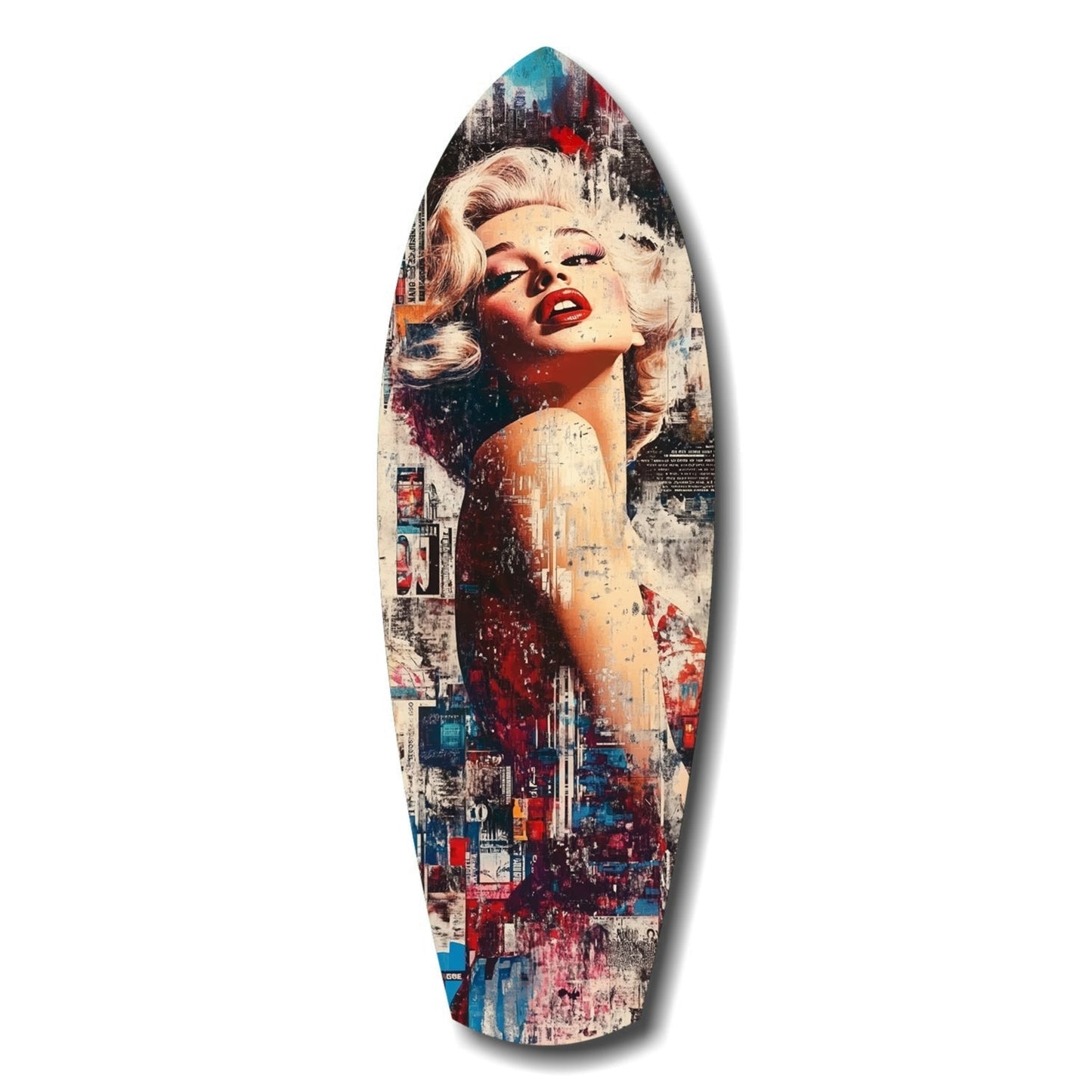 Marilyn Monroe'nun Vintage Rüyaları Cam Tablo