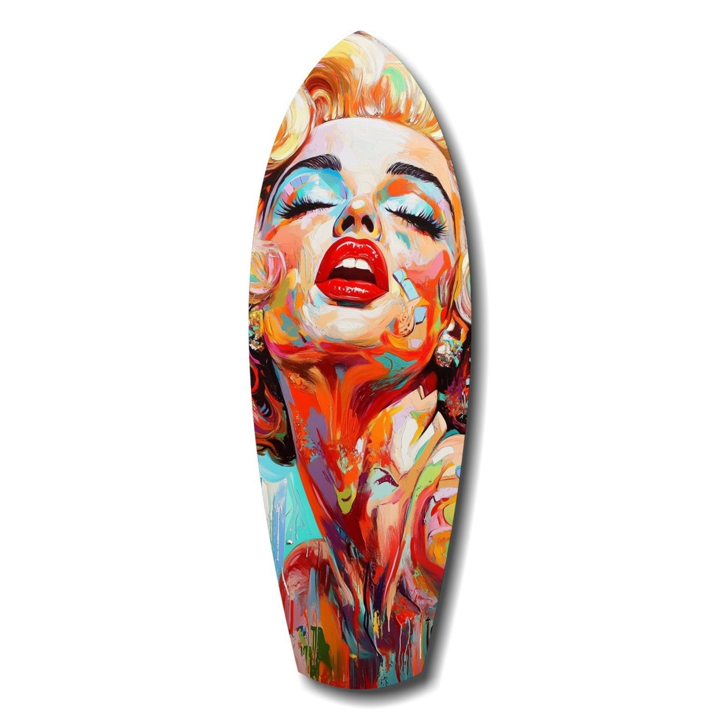 Marilyn Monroe'nun Vintage Rüyaları Cam Tablo