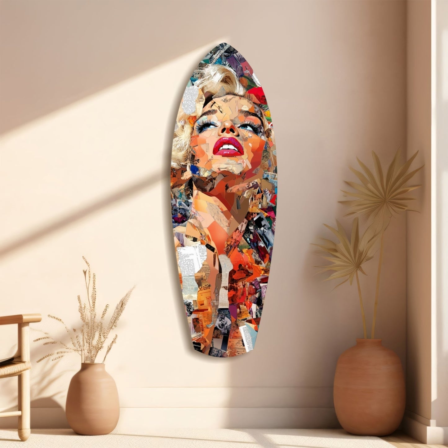 Marilyn Monroe En Parlak Yıldız Cam Tablo