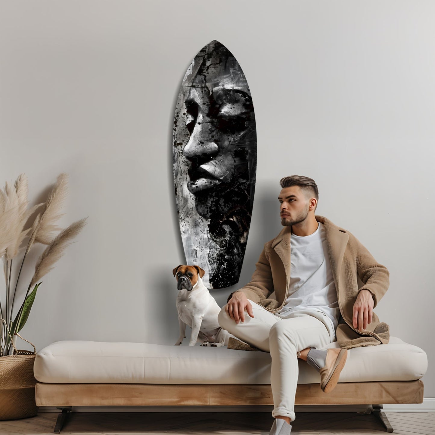 Grafit Kadın Cam Tablo