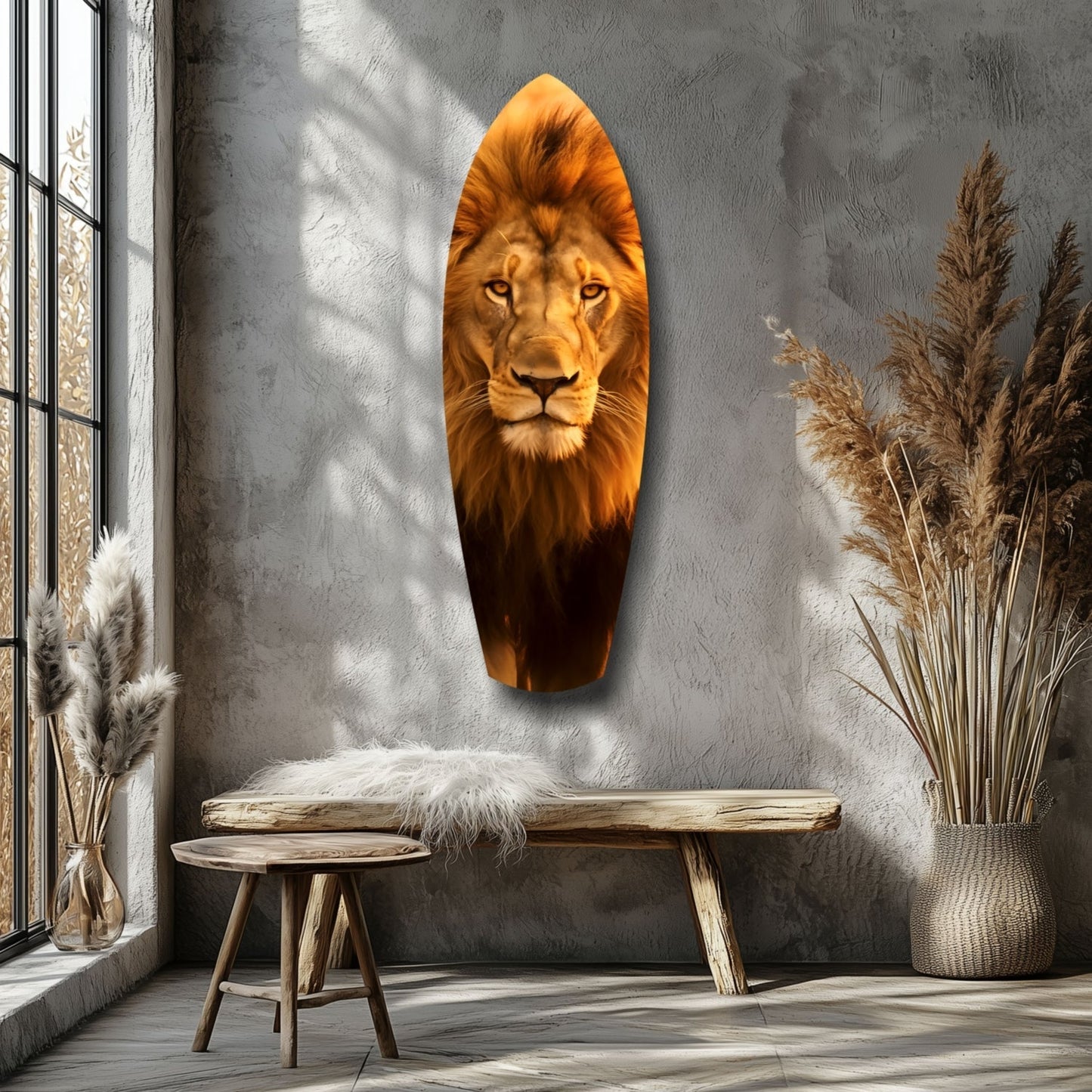 Bay Aslan Cam Tablo