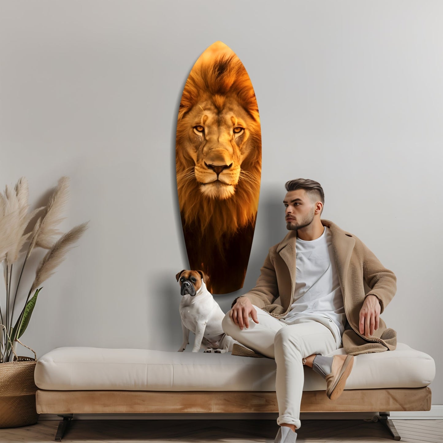 Bay Aslan Cam Tablo