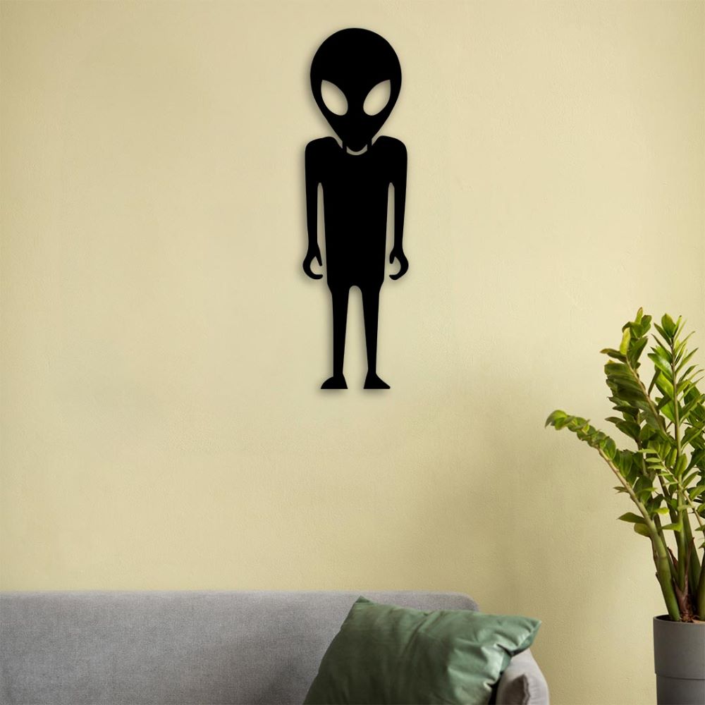 Galactic Visitor Metal Painting