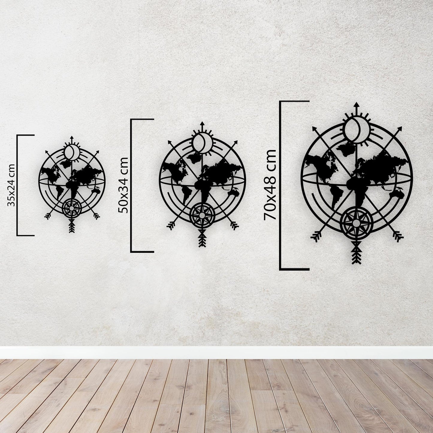 Exploration and Direction Map – Metal Table