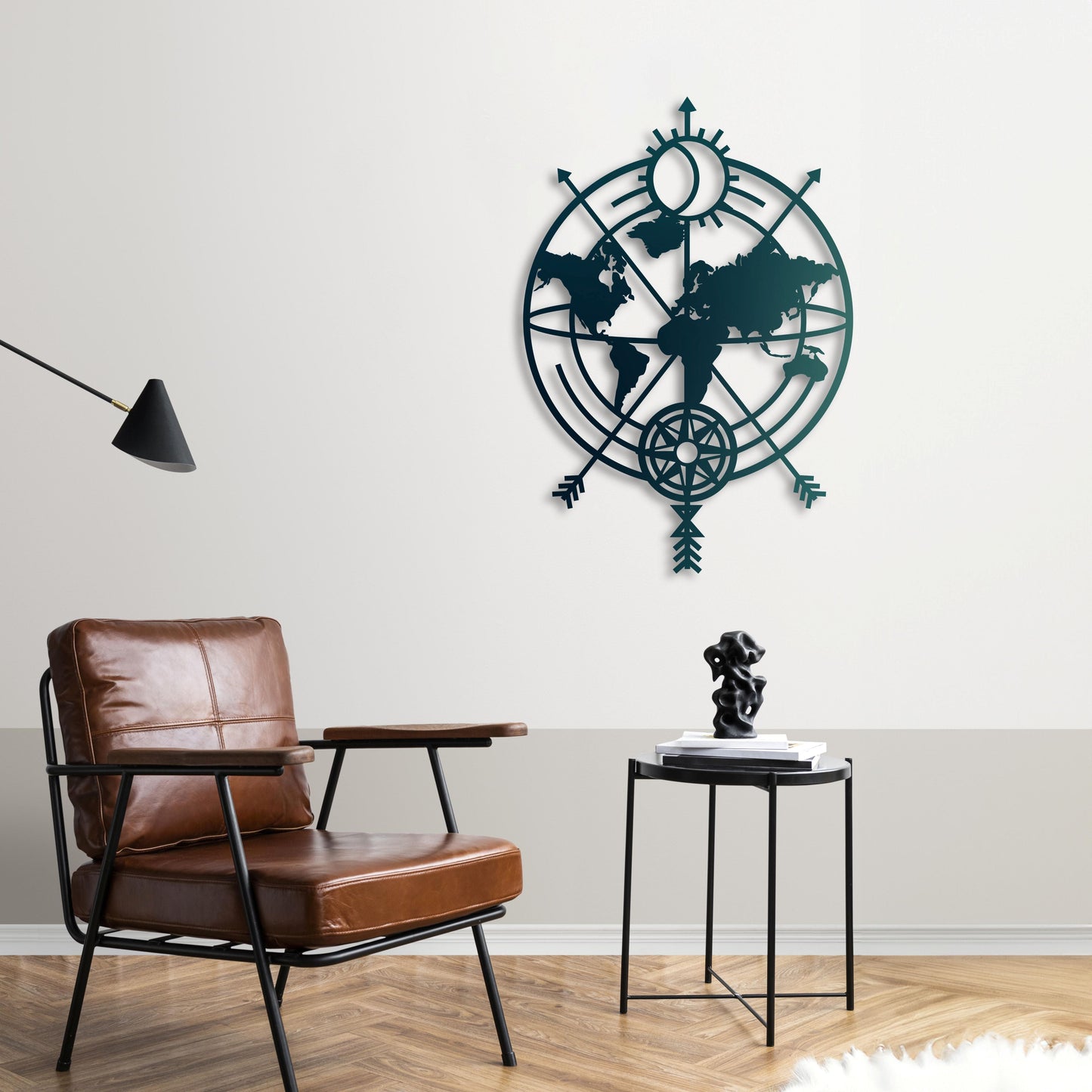 Exploration and Direction Map – Metal Table