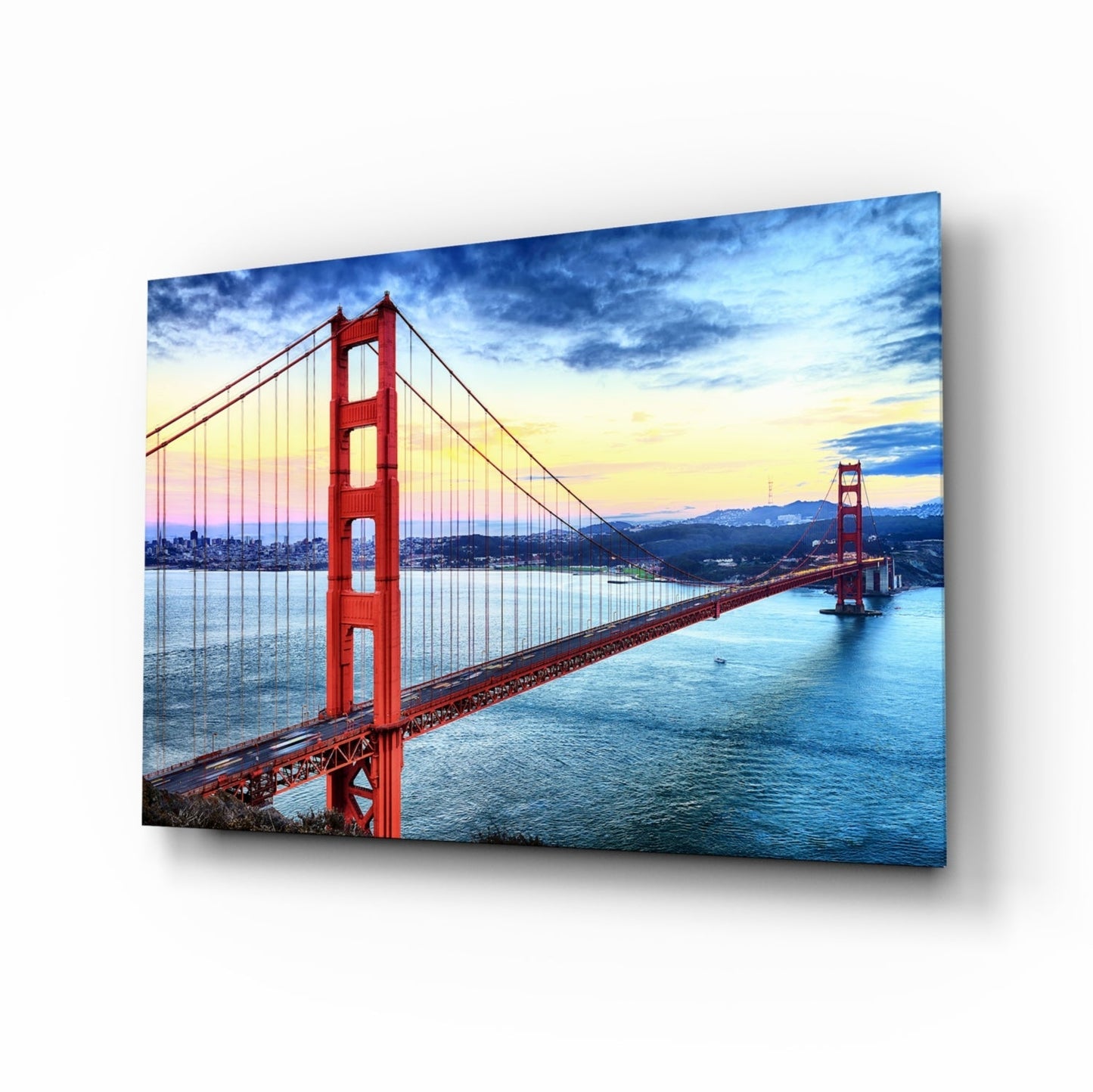 Golden Gate Köprüsü Cam Tablo