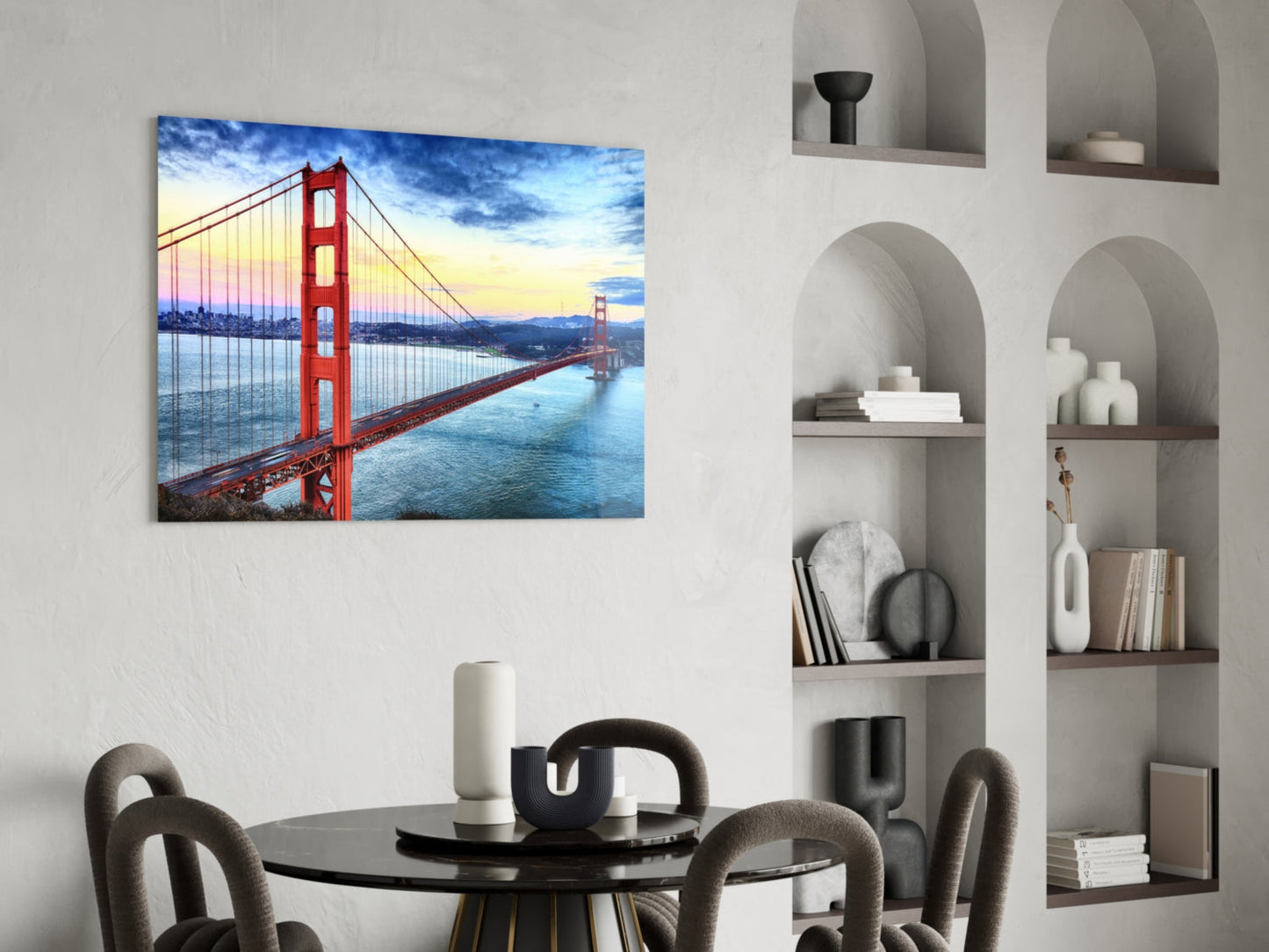Golden Gate Köprüsü Cam Tablo