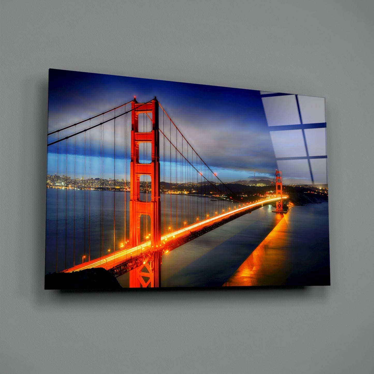 Golden Gate Köprüsü Cam Tablo