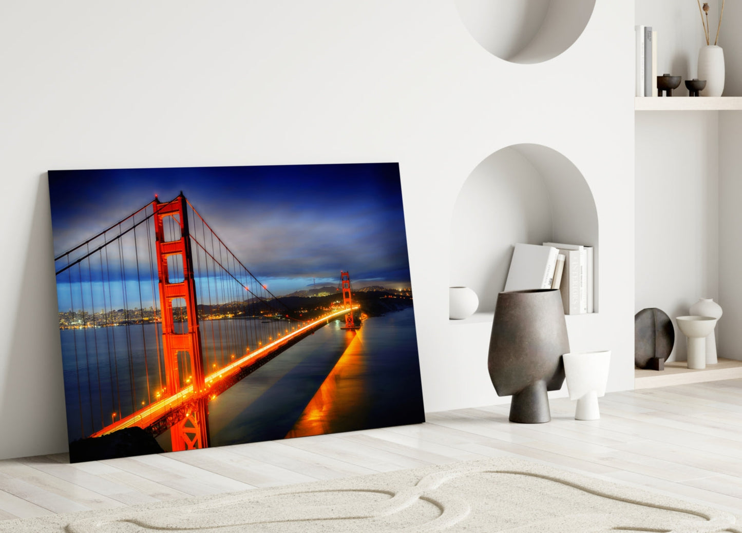 Golden Gate Köprüsü Cam Tablo