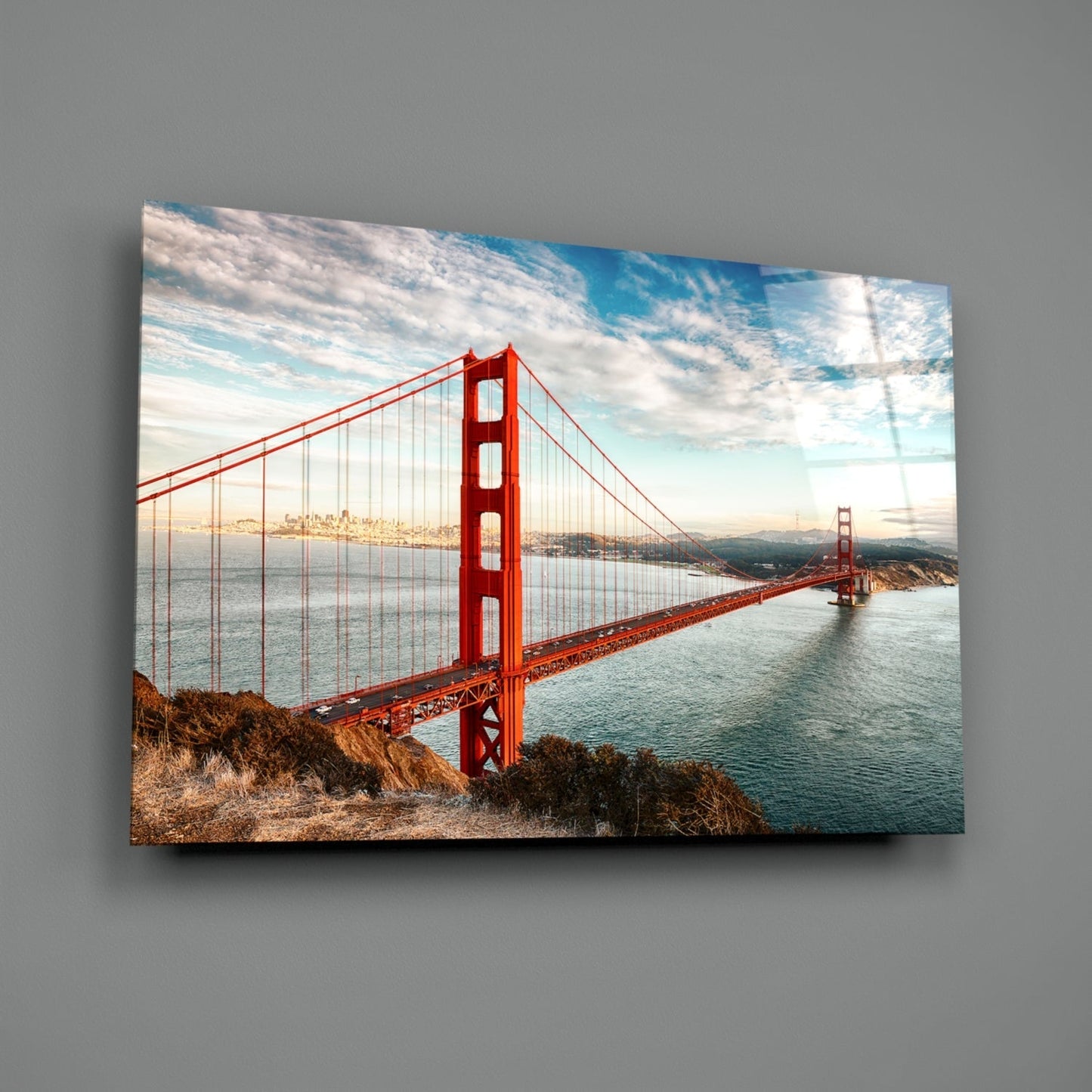 Golden Gate Köprüsü Cam Tablo