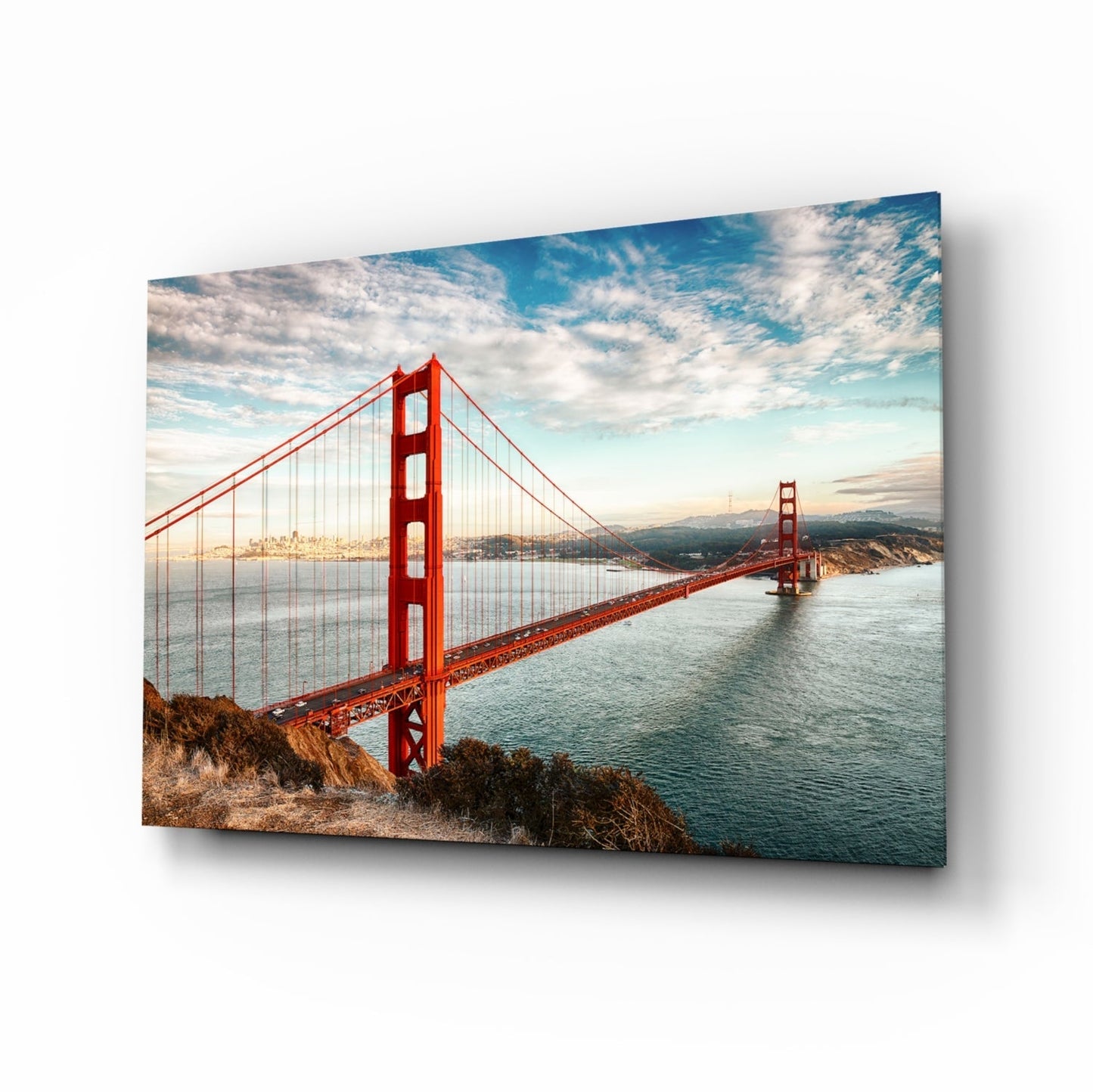Golden Gate Köprüsü Cam Tablo