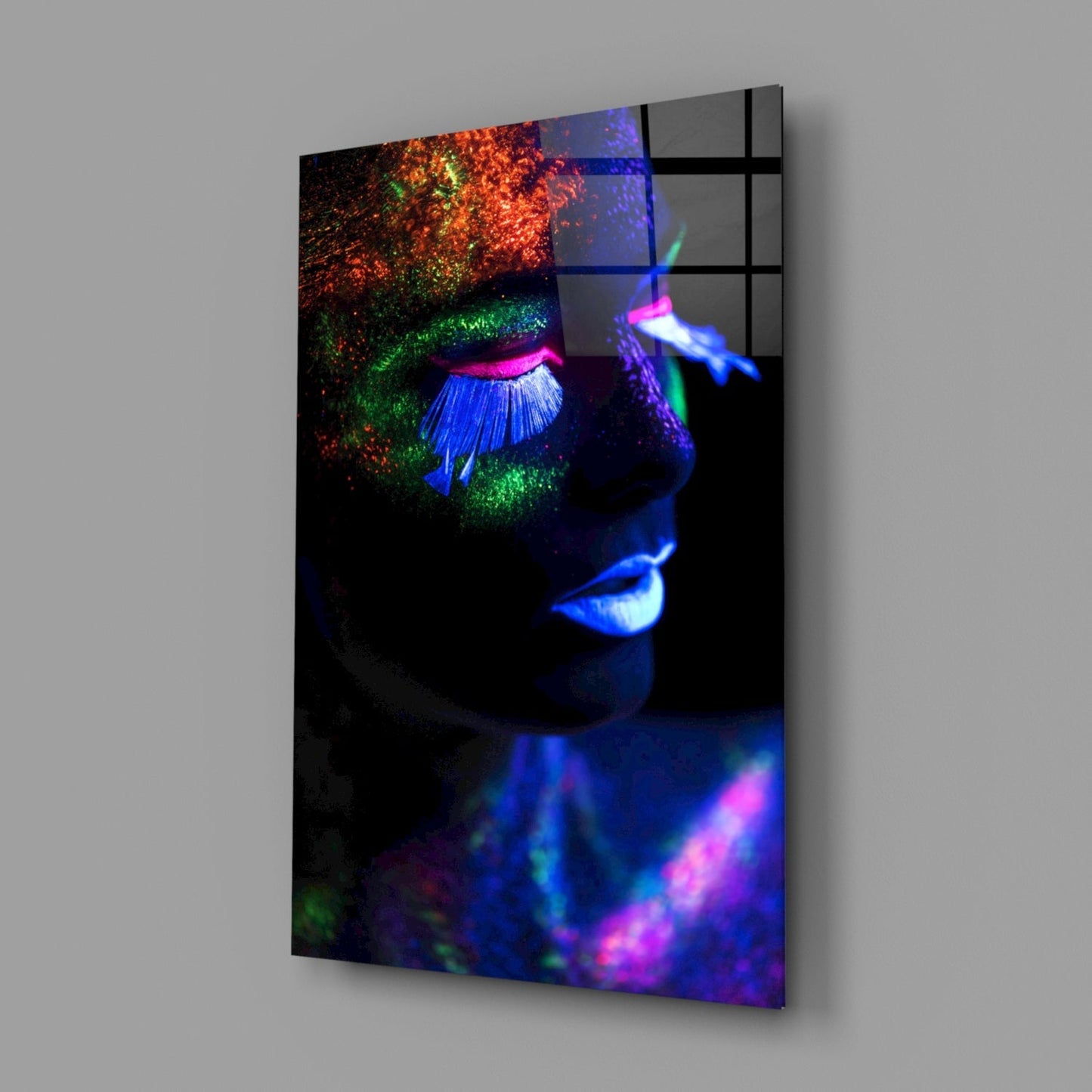 Neon Makyaj Cam Tablo