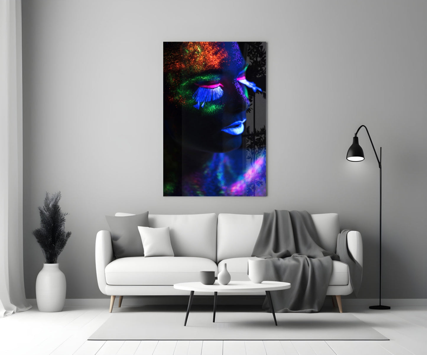 Neon Makyaj Cam Tablo