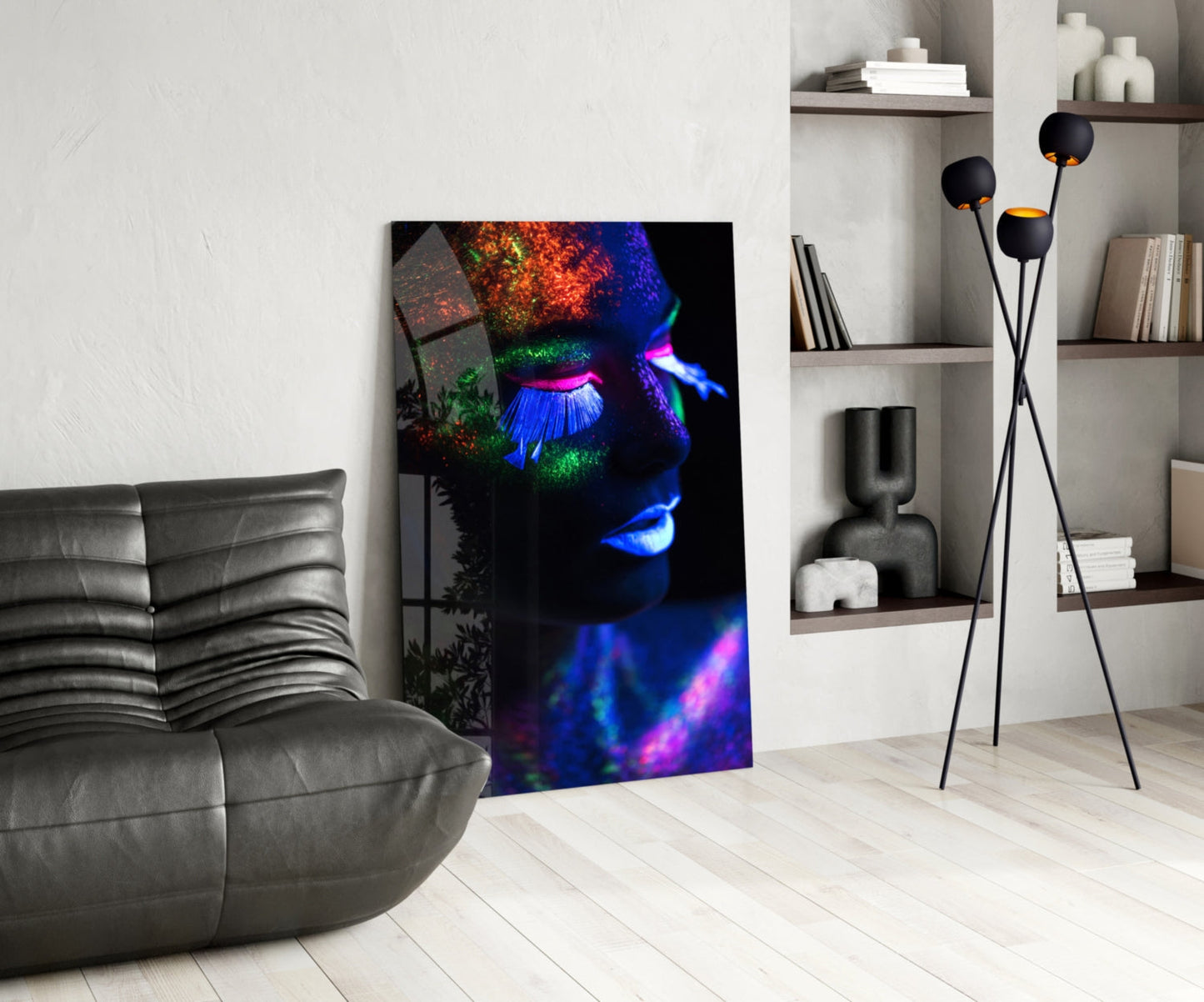 Neon Makyaj Cam Tablo