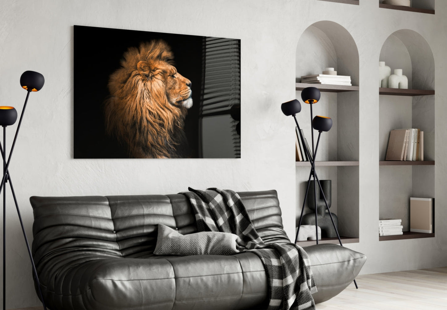 Aslan Cam Tablo
