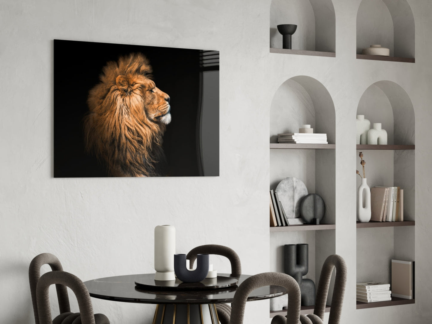 Aslan Cam Tablo