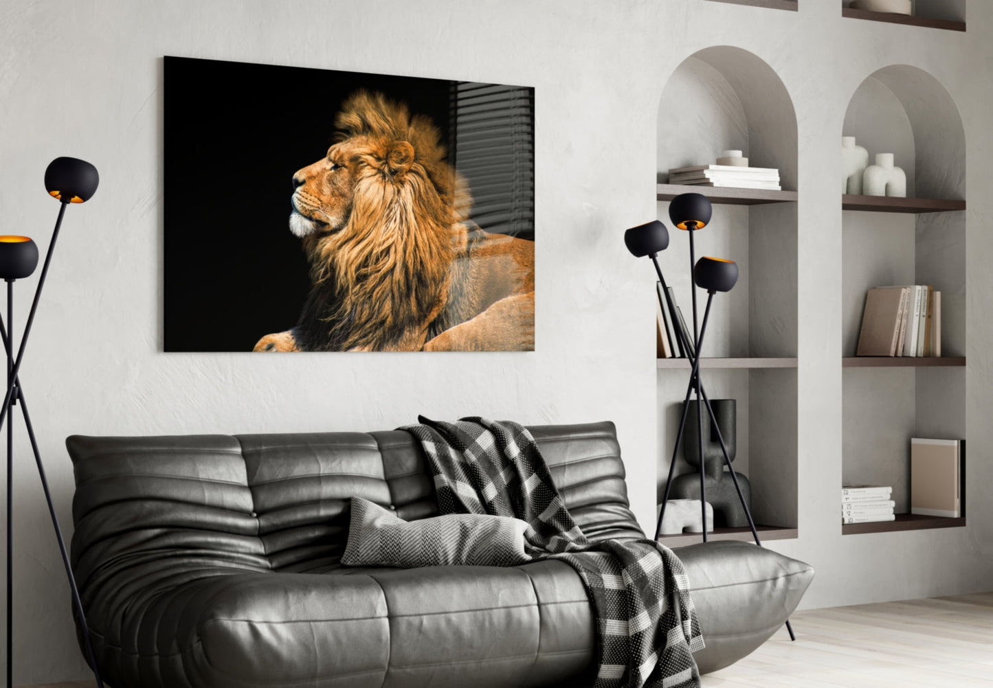Aslan Cam Tablo