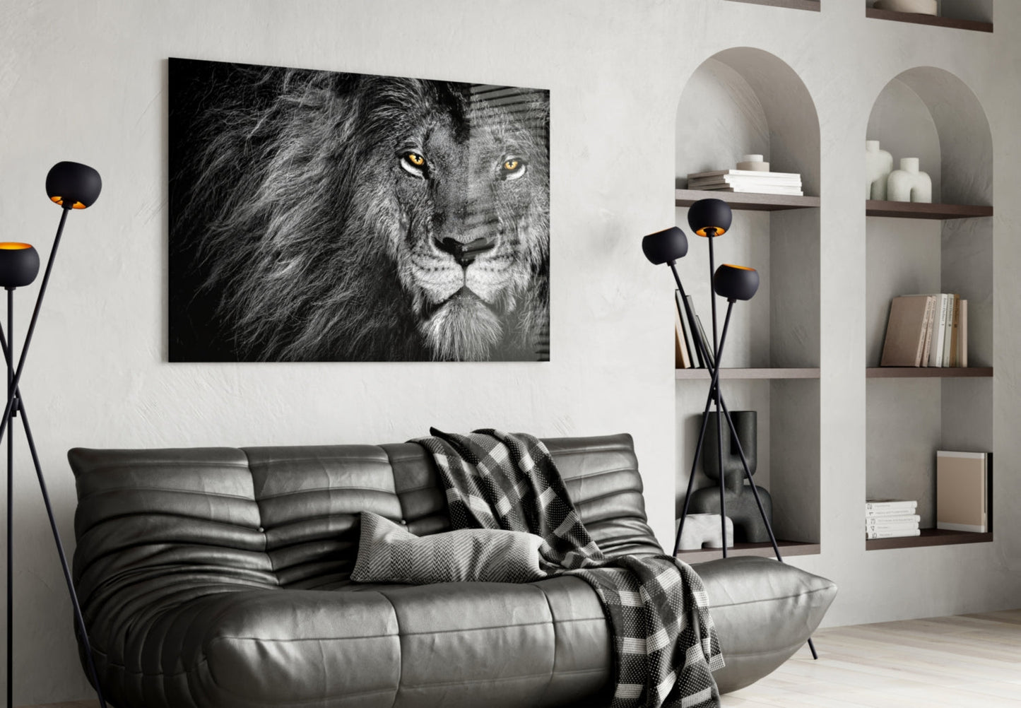 Aslan Cam Tablo