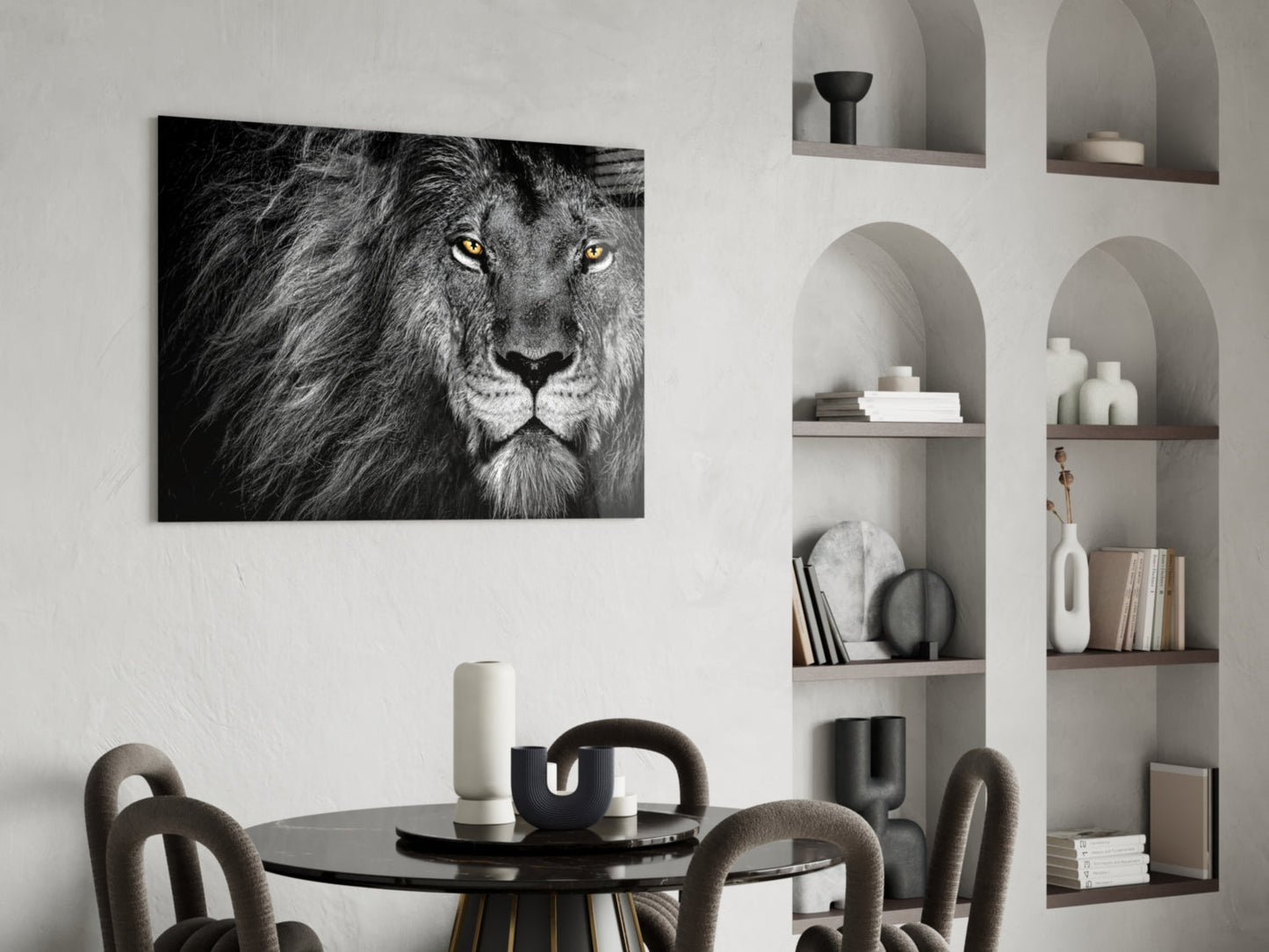 Aslan Cam Tablo