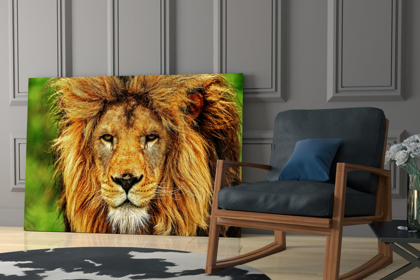 Aslan Cam Tablo