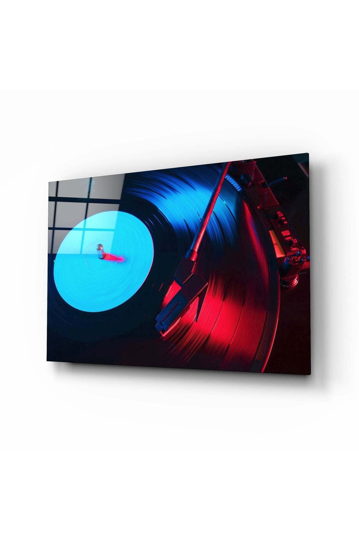 Gramofon Cam Tablo