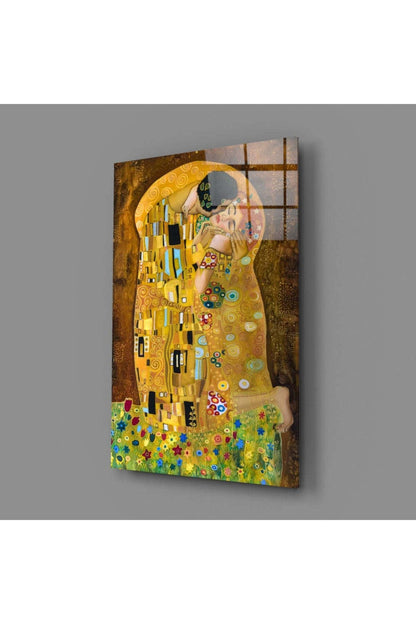 Gustav Klimt The Kiss Cam Tablo