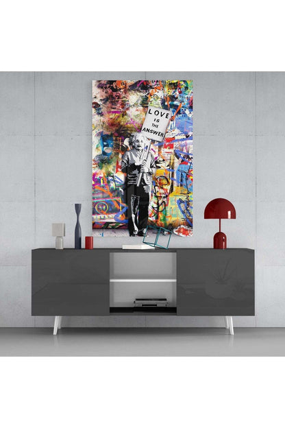 Banksy, Aşk Cam Tablo