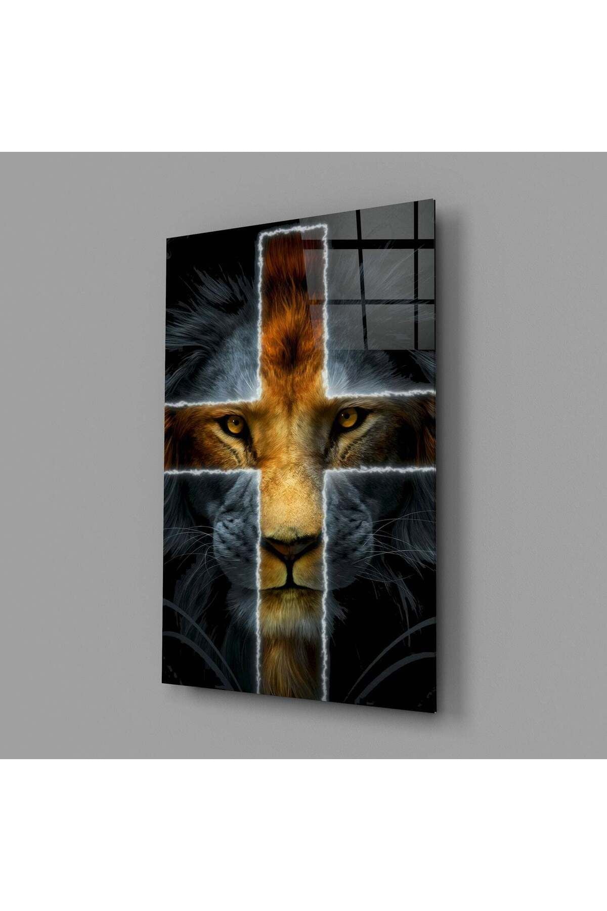 Aslan Cam Tablo