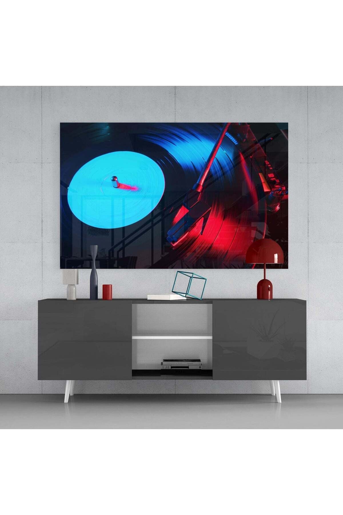 Gramofon Cam Tablo