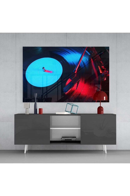 Gramofon Cam Tablo