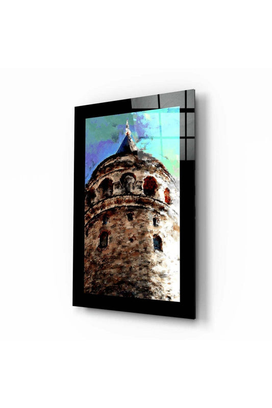 Galata Kulesi Cam Tablo