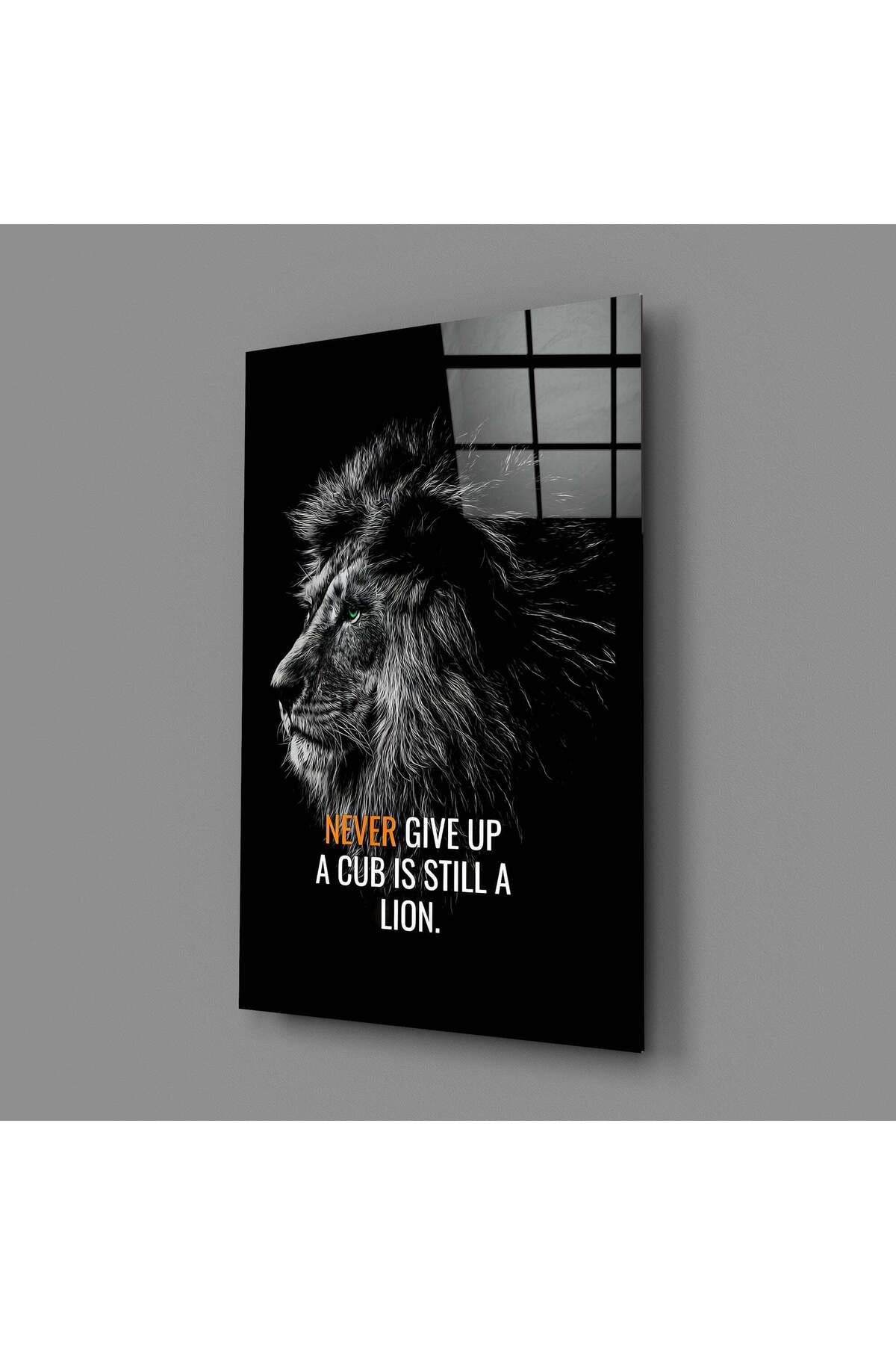 Aslan Cam Tablo
