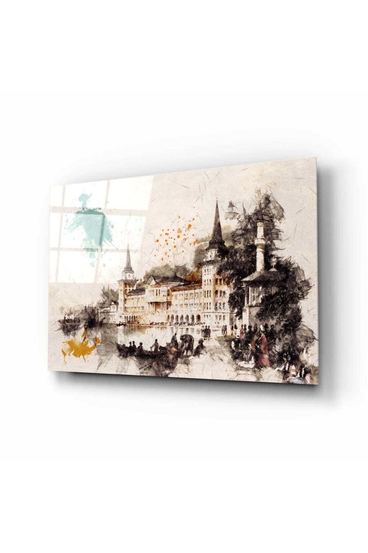 Kuleli İlüstrasyon Cam Tablo