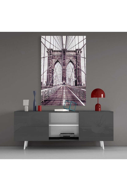 Brooklyn Köprüsü Cam Tablo