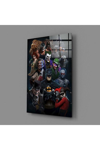 Batman Evreni Cam Tablo