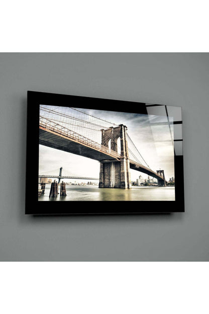 Brooklyn Köprüsü Cam Tablo