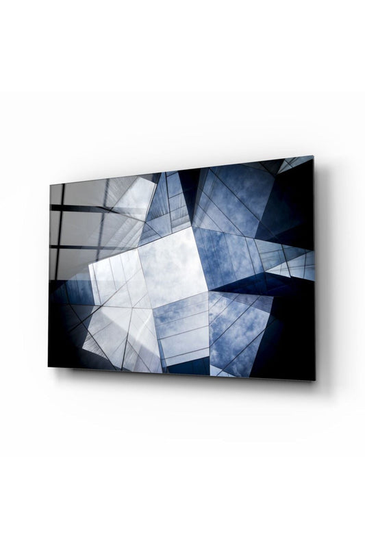 Geometrik Mimari Cam Tablo