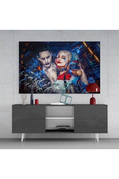 Harley Quinn ve Joker Cam Tablo