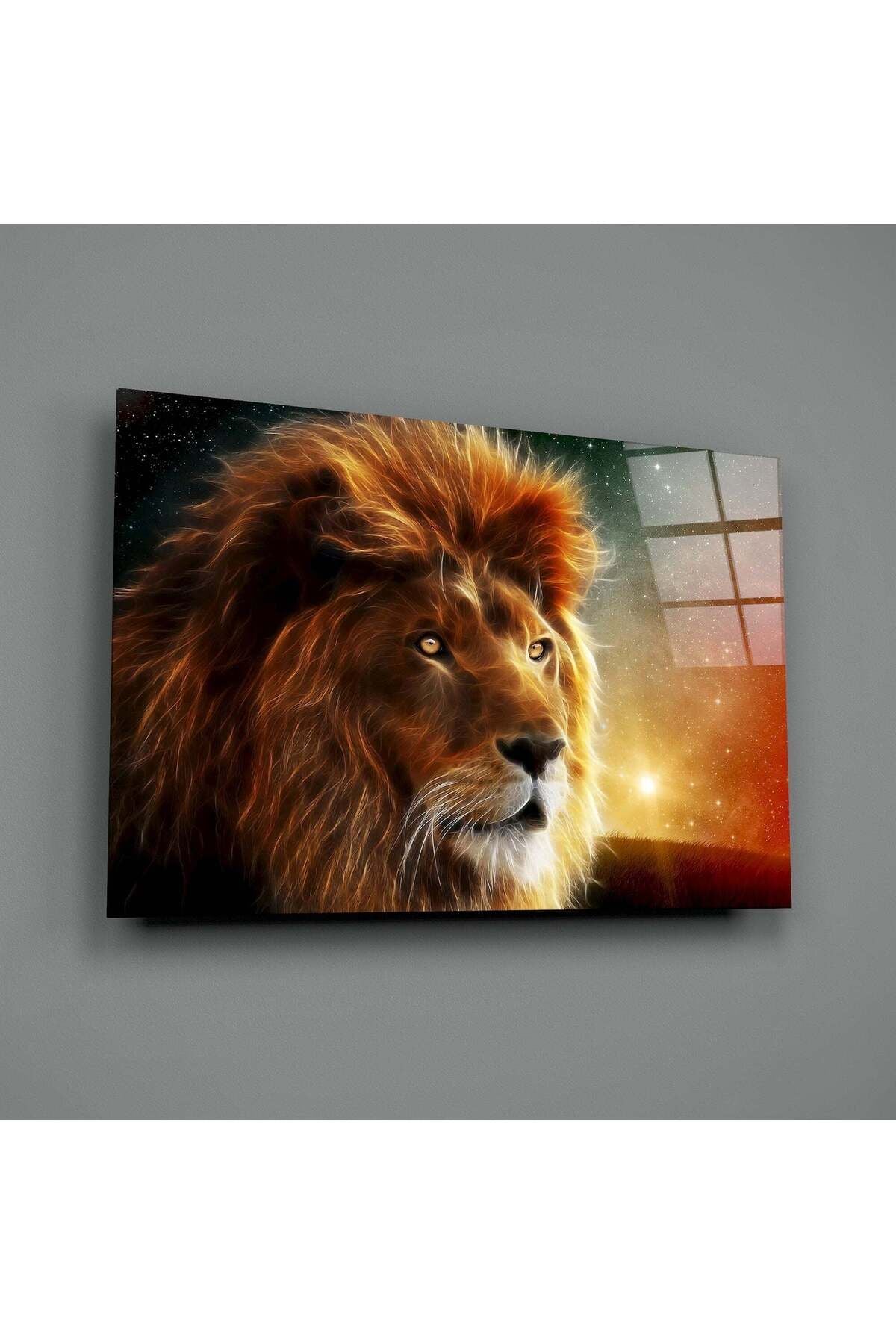 Aslan Cam Tablo