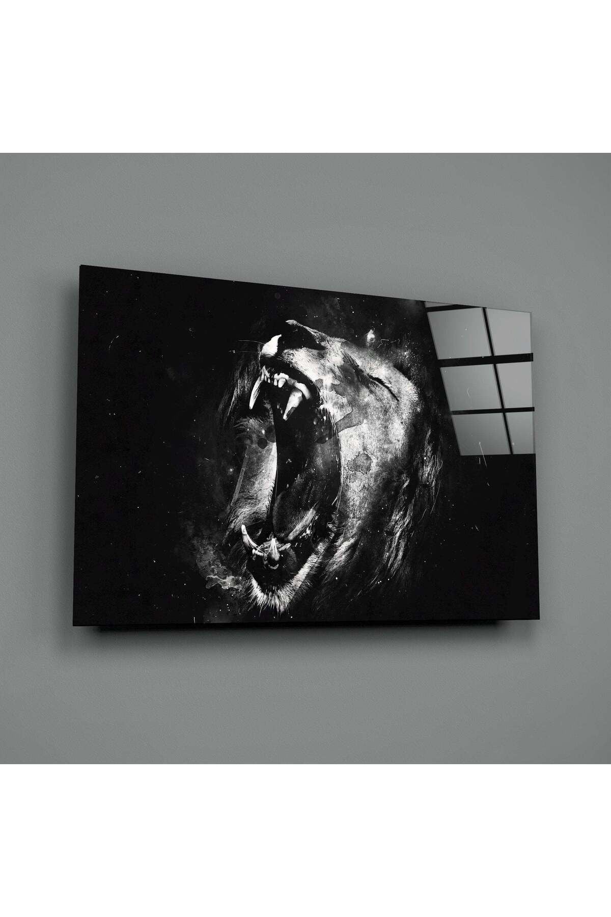 Aslan Cam Tablo